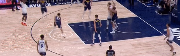  爱德华兹34分森林狼克掘金  